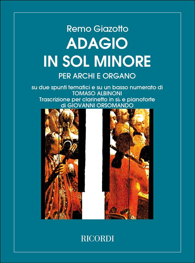 Adagio In Sol Min. Per Archi E Organo - klarinet a klavír